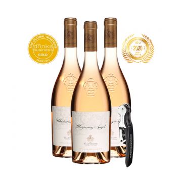 Chateau d’Esclans Whispering Angel Gift Set - Vin Rose Sec - Franta - 0.75L