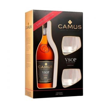Camus Elegance VSOP Gift Set Cognac 0.7L