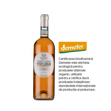 Fidora Civranetta Amphora Pinot Grigio DOC - Vin Rose Sec - Italia - 0.75L