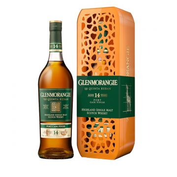 Glenmorangie The Quinta Ruban Giraffe Whisky 14 ani 0.7L