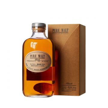 Nikka Black Pure Malt Japanese Whisky 0.5L