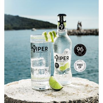Viper Hard Seltzer Lime 0.33L