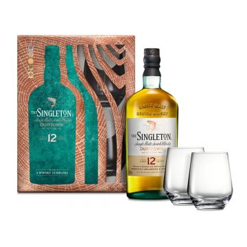 The Singleton of Dufftown 12 ani Gift Set Speyside Single Malt Scotch Whisky 0.7L The Singleton of Dufftown 12 ani Gift Set Speyside Single Malt Scotch Whisky 0.7L