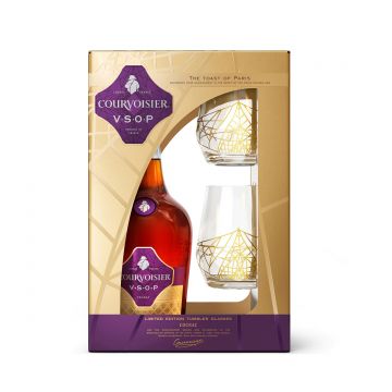 Courvoisier Cognac VSOP Gift Set 0.7L