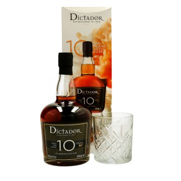 Dictador 10 ani Gift Set Rom 0.7L