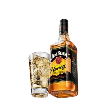 Jim Beam Lichior Honey Gift Set 0.7L