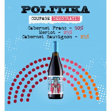 Politika by Chateau Cristi Coupage Democratic - Vin Rosu Sec - Republica Moldova - 0.75L