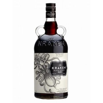 Rom The Kraken Black Spiced, 40% alc., 0.7L, Caraibe