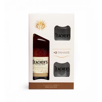 Teacher's Gift Set Blended Scotch Whisky 0.7L