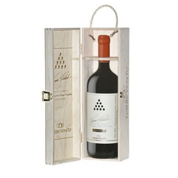 Torrevento Vigna Pedale Castel del Monte Nero Di Troia Riserva DOCG Magnum Cutie Lemn - Vin Rosu Sec - Italia - 1.5L