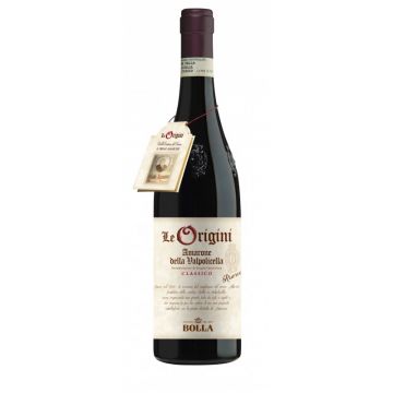 Vin rosu sec Bolla Le Origini Amarone della Valpolicella Classico Reserva, 0.75L, 15.5% alc., Italia