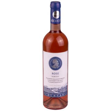 Vin roze demisec Budureasca Dealu Mare, 0.75L, 13.5% alc., Romania