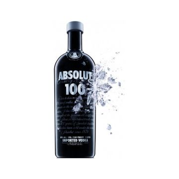 Vodca Absolut 100, 0.7L, 50% alc., Suedia