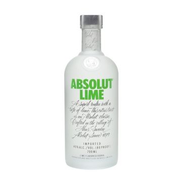 Vodca Absolut Lime, 0.7L, 40% alc., Suedia