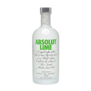 Vodca Absolut Lime, 0.7L, 40% alc., Suedia