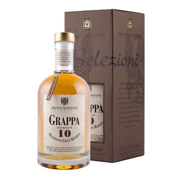 Bautura traditionala Grappa Monte Sabotino 10 ani Gran Riserva, 40% alc., 0.7L, Italia