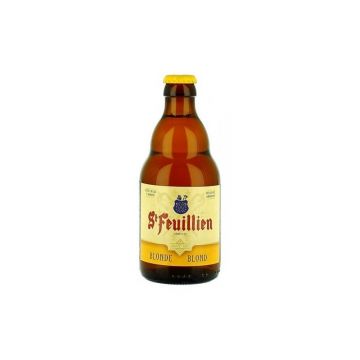 Bere blonda St. Feuillen, 7.5% alc., 0.33L, Belgia
