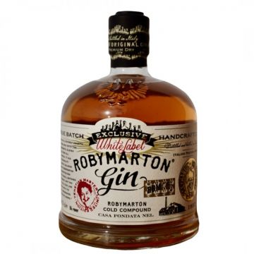 Gin Roby Marton Exclusive White Label, 47% alc., 0.7L, Italia Gin Roby Marton Exclusive White Label, 47% alc., 0.7L, Italia