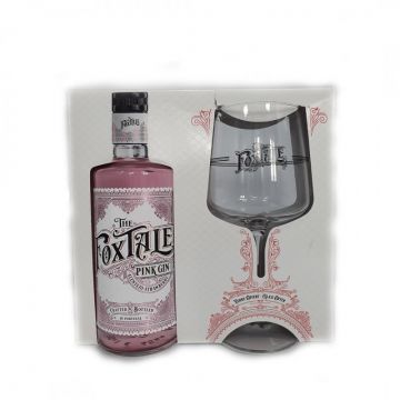 Gin The FoxTale Pink + Pahar, 37.5% alc., 0.7L, Portugalia