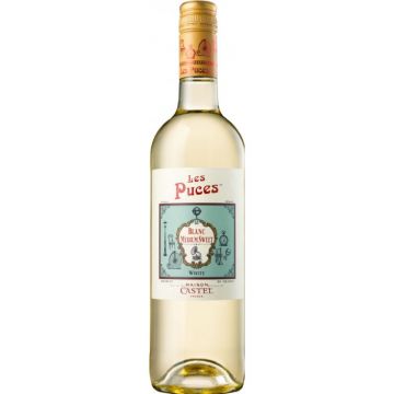 Vin alb demidulce Les Puces Maison Castel, 0.75L, 11% alc., Franta