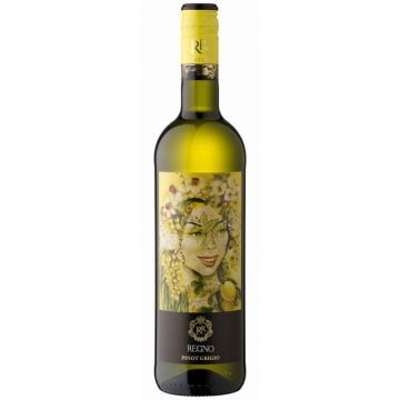 Vin alb sec, Pinot Grigio, Regno Recas, 0.75L, 11.5% alc., Romania