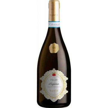 Vin alb sec Santi Folar Lugana, 0.75L, 13.5% alc., Italia