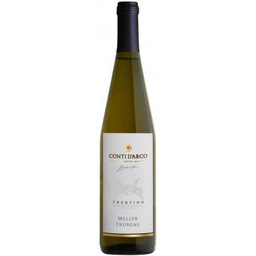 Vin frizzante, Muller-Thurgau, Conti D'Arco Trentino, 0.75L, 12% alc., Italia