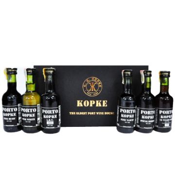 Vin porto Kopke, kit 6 miniaturi, 0.05L, 20% alc., Portugalia