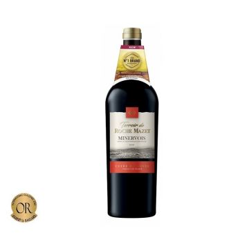 Vin rosu sec, Terroir de Roche Mazet, Minervois Cuvee Reserve, 0.75L, 13.5% alc., Franta
