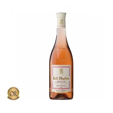 Vin roze sec, Grenache Syrah, Sidi Brahim Meknes-Fes, 0.75L, 12.5% alc., Maroc