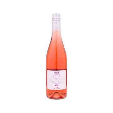 Vin roze sec Sole Recas, 0.75L, 13.5% alc., Romania