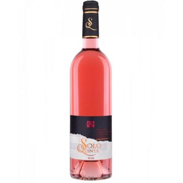 Vin roze sec Solo Quinta Recas, 0.75L, 12.5% alc., Romania