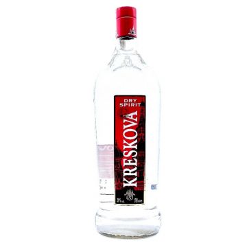 Vodca Kreskova, 1.75L, 28% alc., Romania