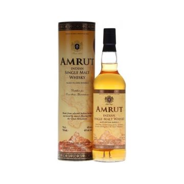 Whisky Amrut Indian Single Malt, 0.7L, 46% alc., India