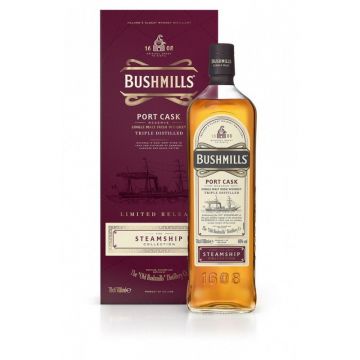 Whisky Bushmills The Steamship Port Cask, 0.7L, 40% alc., Irlanda