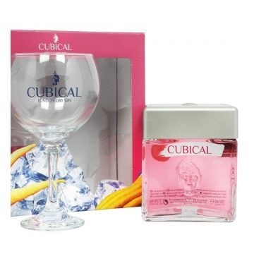 Gin Cubical Kiss Gift Set 0.7L