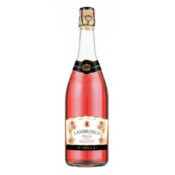 Vin roze demidulce, Lambrusco Emilia, Casa Sant'Orsola, 0.75L, 8% alc., Italia
