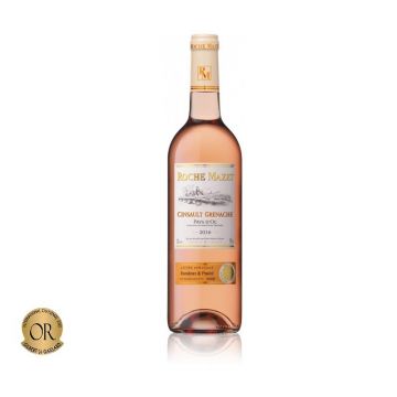 Vin roze sec, Cinsault Grenache, Roche Mazet Pays d'Oc, 0.75L, 12% alc., Franta