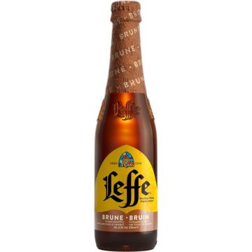 Bere bruna, filtrata Leffe, 6.5% alc., 0.33L, Belgia