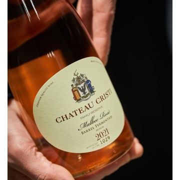 Chateau Cristi Family Reserve Malbec Barrel Fermented - Vin Rose Sec - Republica Moldova - 0.75L