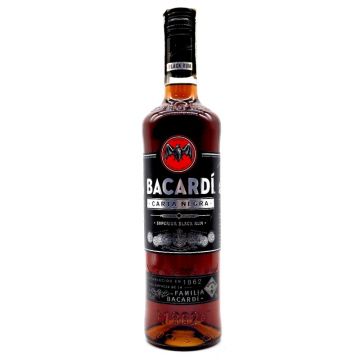 Rom negru Bacardi Carta Negra Superior Black, 37.5%, 0.7L, Cuba