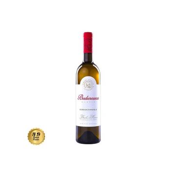 Vin alb demisec, Feteasca Regala, Budureasca Dealu Mare, 0.75L, 12% alc., Romania