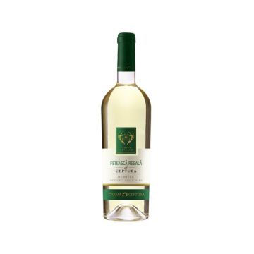 Vin alb demisec, Feteasca Regala, Ceptura Muntenia, 0.75L, 12.5% alc., Romania