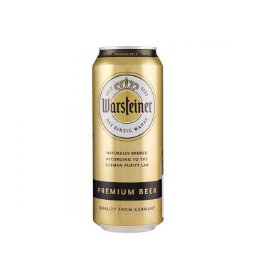 Warsteiner Premium Beer - doza - 0.5L