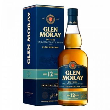 Whisky Glen Moray, 0.7L, 12 ani, 40% alc., Scotia