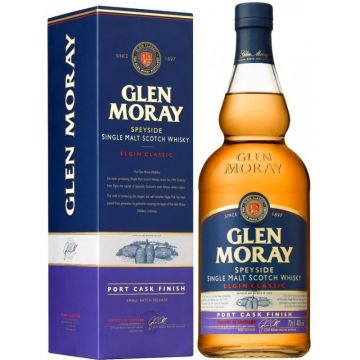 Whisky Glen Moray Port Cask Finish, 0.7L, 40% alc., Scotia