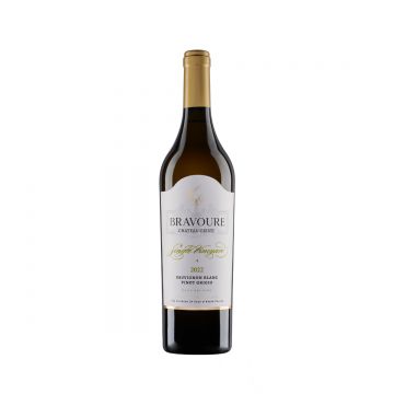 Bravoure by Chateau Cristi Single Vineyards Sauvignon Blanc, Pinot Grigio - Vin Sec Alb - Republica Moldova - 0.75L