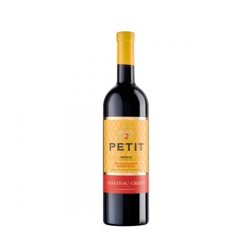 Petit by Chateau Cristi Merlot - Vin Rosu Sec - Republica Moldova - 0.75L Petit by Chateau Cristi Merlot - Vin Rosu Sec - Republica Moldova - 0.75L