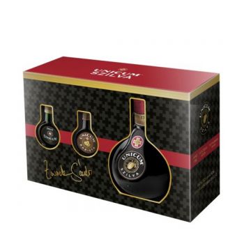 Unicum Szilva Gift Set Bitter 0.75L