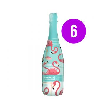 Vitapress Sampanie Copii Flamingo Grapefruit & Rodie BAX 6 st. x 0.75L